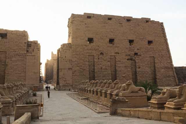 Sound and Light Show at Karnak Temple in Luxor