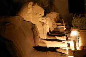Sound and Light Show at Karnak Temple in Luxor